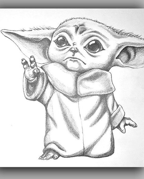 May the 4th be with you | Star wars art drawings, Yoda art, Yoda drawing Cool Sketch Ideas Marvel, Yoda Drawing Simple, Baby Yoda Dibujo, Graphite Drawings Ideas, Yoda Sketch, Baby Yoda Drawing, Disney Pencil Drawings, Star Wars Art Drawings, Yoda Drawing