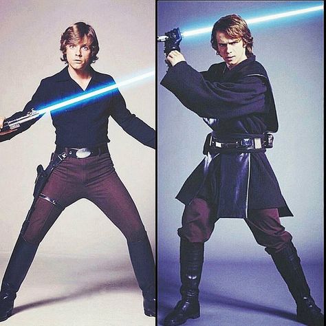 “Like father like son.…” Luke And Vader, Padme Skywalker, Quinlan Vos, Mara Jade, Anakin Vader, Star Wars Luke Skywalker, Star Wars Luke, Star Wars Anakin, Stars Wars