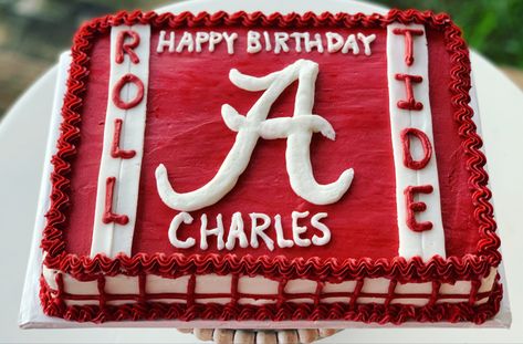 Alabama Birthday Cakes, Alabama Cake, Alabama Cakes, Sheet Cakes, Bday Cake, Sheet Cake, Birthday Cakes, Alabama, Birthday Cake