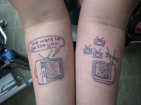 Television Tattoo, Tv Tattoo, Set Tattoo, Television Set, Tattoo Girl, Girl Tattoos, Triangle Tattoo, Geometric Tattoo, Tattoo Quotes