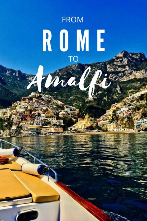 Travel from Rome to Amalfi Coast | Begin in ancient Rome and then make your way to Italy's beautiful Amalfi Coast for a stay at the Hotel Santa Caterina #rome #amalficoast #italy #travel #santacaterina #hotelsantacaterina #capri Rome To Amalfi Coast, Almafi Coast Italy, Places To Visit In Rome, Vacations For Couples, Amalfi Coast Travel Guide, Amalfi Coast Itinerary, Italy Trip Planning, Amalfi Coast Travel, Amalfi Italy