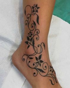 101 Best Amazing Ankle Tattoo Designs You Need To See! 58 Outsons Foot And Ankle Tattoos For Women, Ankle Tattoo Cover Up, Inner Ankle Tattoos, Back Of Ankle Tattoo, Ankle Foot Tattoo, Ankle Band Tattoo, Cute Ankle Tattoos, Chain Tattoo, Ankle Tattoo Designs