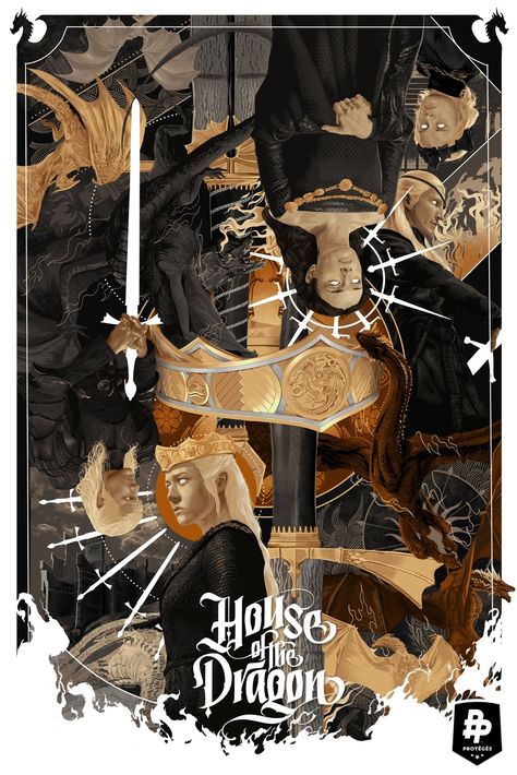 House Of The Dragon Fanart, House Of The Dragon Poster, Dragon Fanart, Dragon Poster, Dragon Illustration, House Of The Dragon, Game Of Thrones Houses, Dragon Artwork, House Of Dragons