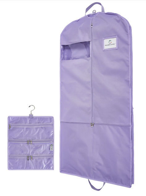 dance and cheer garment bag with accessory pouch Garmet Bag, Kids Garments, Multiple Outfits, Suit Bag, Country Kids, Dance Bag, Purple Design, Fun Fun, Waterproof Bags