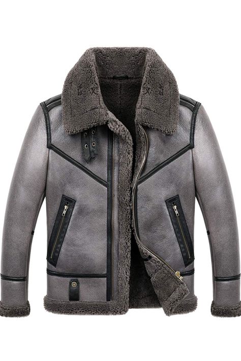 Men's Short Sheepskin Coat Men's Winter Turndown Collar Leather Jacket Sheepskin Coat Mens, Collar Leather Jacket, Fur Leather Jacket, Camper Shoes, Womens Jackets Casual, Leather Pants Women, Sheepskin Coat, Men's Jackets, Custom Jacket