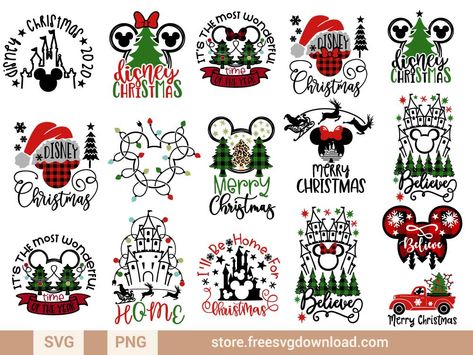 Disney Svg Christmas, Disney Cricut Projects T Shirts, Christmas Mickey Shirts, Disney Christmas Svg Free, Disney Christmas Shirts Family, Disney Christmas Svg, Disney Xmas, Vinyl Business, Disney Merry Christmas