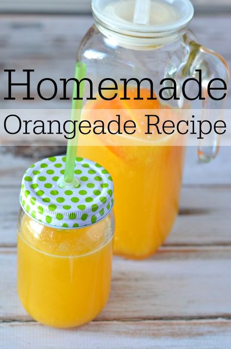 Fresh Squeezed Orange Juice Homemade Orangeade Orangeaid Recipes, Fresh Squeezed Orange Juice Recipe, Orange Recipes Easy, Orangeade Recipe, Orange Juice Benefits, Homemade Orange Juice, Orange Juice Cake, Orange Juice Cocktails, Carrot Juice Recipe