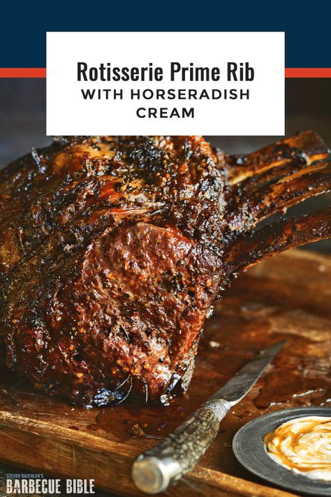 Rotisserie Prime Rib, Prime Rib Rotisserie, Boneless Prime Rib Recipe, Slow Roasted Prime Rib, Bbq Rotisserie, Best Roast Beef, Prime Rib Roast Recipe, Ribeye Roast, Cooking Prime Rib