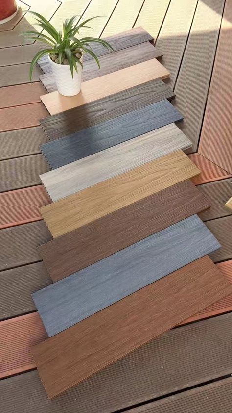 Plastic Wood Deck, Termo Wall, Terrace Flooring, Outdoor Wood Flooring, Portable Deck, Decking Railing, Deck Patterns, Teenager Bedroom Design, Beach House Flooring