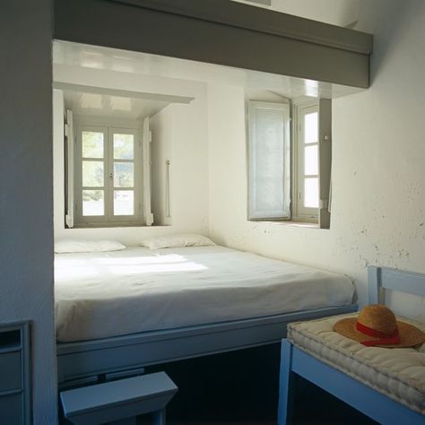 Enclosed Bed, Alcove Bed, Sleeping Nook, Bed Nook, Built In Bed, Built In Bunks, Box Bed, Bed Ideas, Dream Rooms