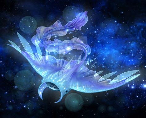 Mythical Water Creatures, Ocean Creatures Art, Mythical Sea Creatures, Sea Creatures Art, Mythical Creatures Fantasy, Mythical Animal, Water Animals, Cute Fantasy Creatures, Fantasy Beasts