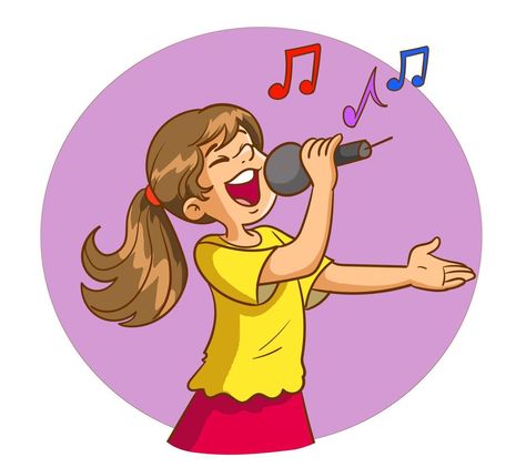 happy cute kid girl sing with smile Aesthetic Singing, Singing Cartoon, Sing Cartoon, Cartoon Drawing, Poster Invitation, Pattern Drawing, Textures Patterns, Cartoon Drawings, Image Illustration