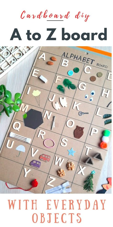 Montessori Abc Activities, Shapes Display Preschool, Alphabet Board Ideas Classroom, Diy Alphabet Wall, Montessori Alphabet, Letter Learning Activities, Alphabet Display, Alphabet Letter Activities, A Alphabet