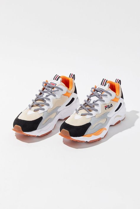 FILA Ray Tracer Sneaker | Urban Outfitters Fila Ray Tracer, Sneakers Wallpaper, Fresh Shoes, Hype Shoes, Chunky Sneakers, Dream Shoes, Sport Sneakers, Hoka Running Shoes, Sneaker Head