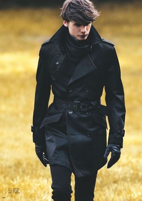 Stil Rock, Fall Fashion Coats, Black Trench Coat, Coat Outfit, Trench Coat Men, Suit Fashion, Character Outfits, Men Winter, Womens Fashion Trends