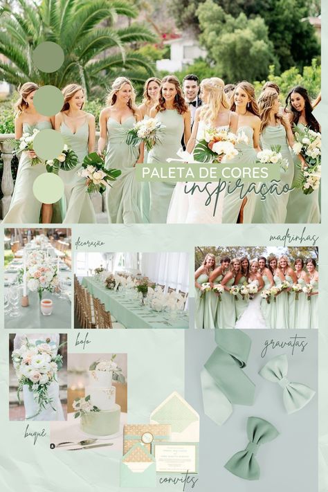 Wedding Party Outfits, Wedding Dress Guide, Mint Wedding, Wedding Preparation, Tropical Wedding, Wedding Color Schemes, Dream Wedding Dresses, Colorful Decor, Future Wedding