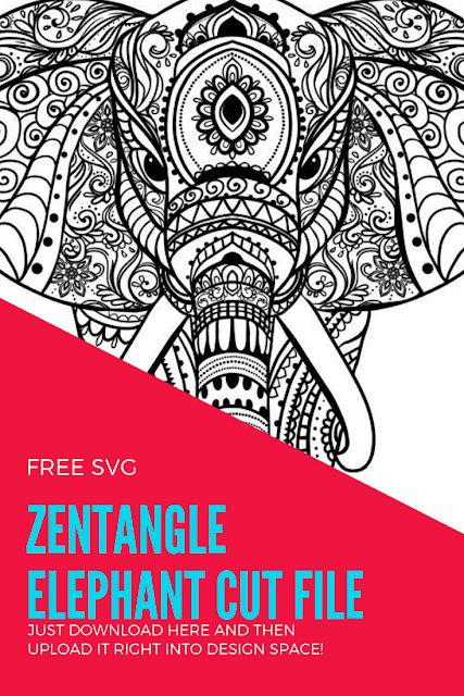 Chaos and Crafts Design: Free Zentangle Elephant SVG Free Elephant Svg Files For Cricut, Svg Mandala Free, Mandala Cricut Design Free, Elephant Svg Free, Tangled Svg, Zentangle Elephant, Cricut Mandala, Elephant Svg, Svg Laser Cut Files