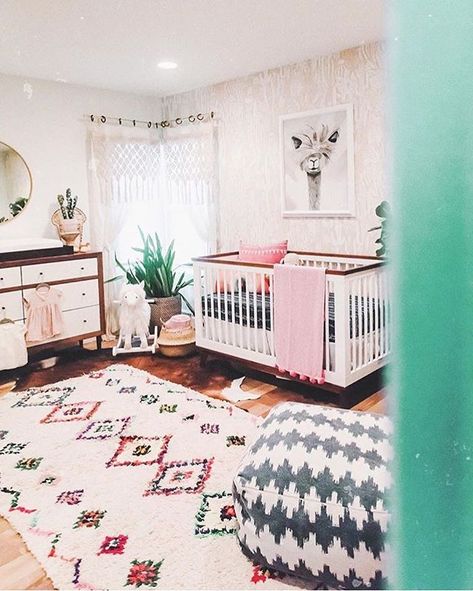 Sweet nursery with Cactus Spirit Dessert Wallpaper via @sloppyelegance #aimeewilderwallpaper #cactuslover #nursery #nurserydecor #alpaca Pink Western Nursery, Nursery Ideas Desert, Cactus Nursery, Cactus Nursery Girl, Baby Girl Desert Nursery, Gender Neutral Cactus Nursery, Lama Nursery, Alpaca Nursery, Alpaca Nursery Theme