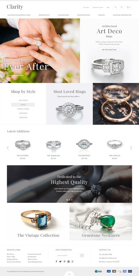 Jewellery Brochure, Diamond Website, Website Branding Design, Jewelry Website Design, Beauty Web, Jewellery Website, Simple Web Design, Website Design Inspiration Layout, Bright Jewelry