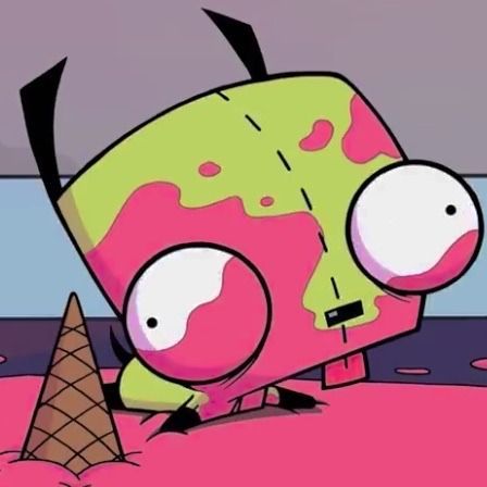 Invader Zim Aesthetic, Scene Kid Pfp, Gir Invader Zim Pfp, Invader Zim Wallpapers, Scene Pfps, Gir From Invader Zim, Piercings And Tattoos, Scene Pfp, Scene Icons