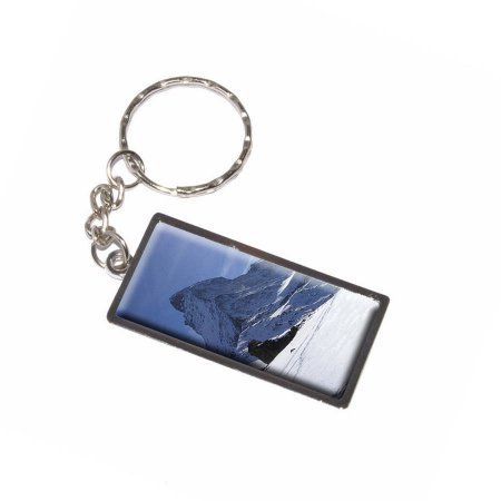 Matterhorn Swiss Alps Mountain Keychain Key Chain Ring, Silver Wave Surf, Surfing Waves, Swiss Alps, Ocean Wave, South Pole, Chain Ring, Ocean Waves, Chrome Plating, Blue Fashion