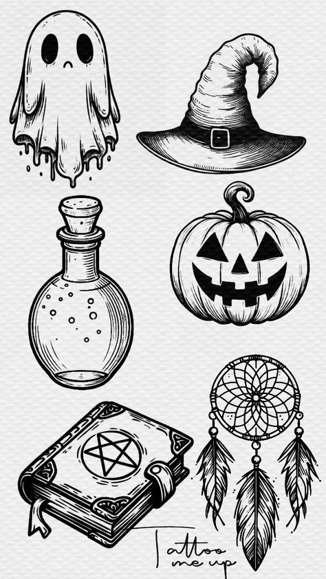 How To Draw Potions, Flash Tattoo Designs Halloween, Jack O Lantern Tattoo Black And White, Halloween Tattoo Pumpkin, Potion Bottle Sketch, Jack O Lantern Tattoo Design, Vampire Coffin Tattoo, Lantern Line Art, Halloween Outline Tattoo