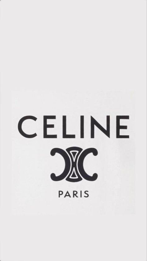 Celine Logo Wallpaper, Celine Wallpaper, Celine Brand, Black Men Tattoos, Celine Logo, Celine Paris, Aesthetic Objects, Clever Logo, Fashion Poster Design