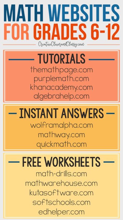 Maths Websites, Free Math Websites, Math College, Learning Websites For Kids, Math Websites, Studera Motivation, Teaching Stem, Free Websites, High School Life Hacks