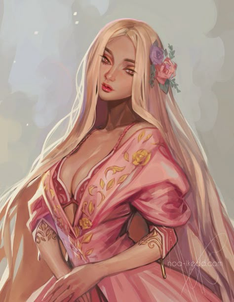 Media posts by Noa I. (@noa89) / X Blonde With Pink, Concept Artist, Witch Art, Fantasy Illustration, Beautiful Fantasy Art, Dnd Characters, Character Portraits, Fantasy Character Design, Character Concept