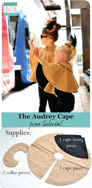 Womens Cape Pattern, Childs Cape Pattern Free, Toddler Cape Pattern Free, Diy Cape For Kids, Diy Cape For Women, Diy Capelet, Capelet Pattern Sewing, Kids Cape Pattern, Cape Pattern Free