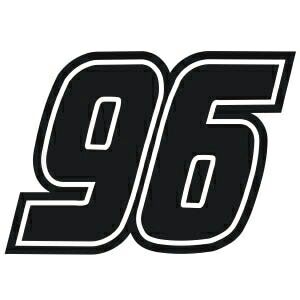 #96 (two victories) 96 Logo Design, Race Car Numbers, Ransom Letters, Racing Graphics, Number Wallpaper, Number Graphic, Coaster Ideas, Nascar Cars, Logo Number