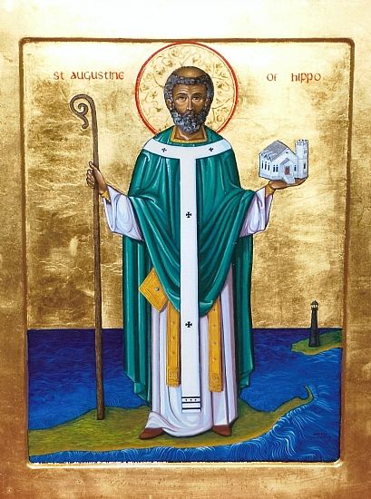 St Augustine Of Hippo, St Columba, Augustine Of Hippo, City Of God, Western Philosophy, 13 November, Egg Tempera, Scottish Castles, Saint Augustine