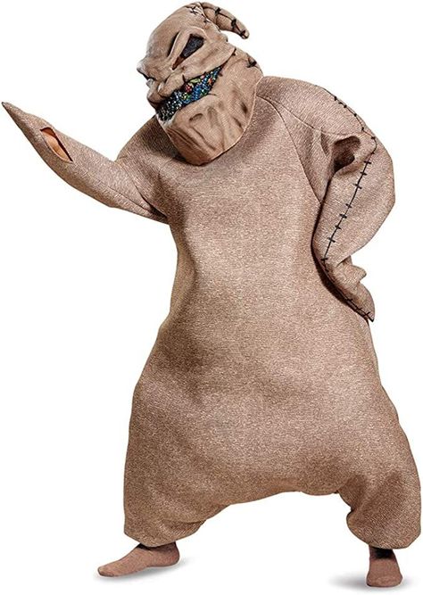 This Men's Oogie Boogie Prestige Adult Costume Features: Opening at wrist allows hands to slide easily in and out of sleeves! Product Includes: Vinyl Mask. Oogie Boogie Costume, Oogie Boogie Man, Nightmare Before Christmas Costume, Hot Suit, The Boogeyman, Scary Halloween Costumes, Scary Costumes, Oogie Boogie, Mens Halloween Costumes