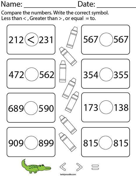 3 Digit Math Worksheets, Maths Greater Than Less Than Worksheet, Greater Than Less Than Worksheets 2nd Grade, Greater Than Less Than Worksheets For Grade 3, Greater Than Less Than Worksheets, Comparing 4 Digit Numbers Worksheet, Comparing Three Digit Numbers 2nd Grade, Less Than Greater Than, Kids Math Activities