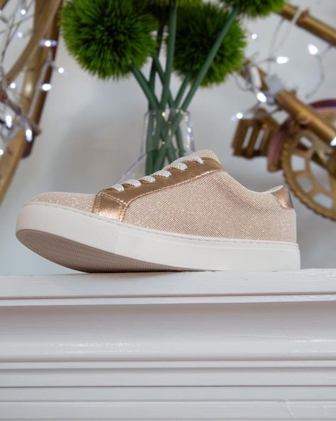 These gold glitter star sneakers are guaranteed to make a statement wherever you go. #ConfidentStyle #shoes #shoesaddict #shoeslover #shoesshoesshoes #shopfig #shopfigboutique #shoes #for #shoesforwomen #shoesforgirls Gold Glitter Stars, Confident Style, Glitter Stars, Star Sneakers, Gold Glitter, Girls Shoes, Fig, Glitter, Women Shoes