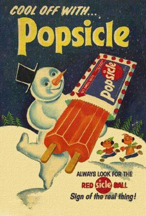 💜 Popsicle Ice Cream, Bar In Casa, Old Advertisements, Retro Advertising, Retro Ads, Halloween Vintage, Vintage Memory, Arte Inspo, Foto Art