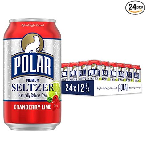 Amazon.com: Polar Seltzer Water Cranberry Lime, 12 fl oz cans, 24 pack : Grocery & Gourmet Food Ruby Red Grapefruit, Seltzer Water, Carbonated Water, Easy Healthy Dinners, Candy Recipes, Simple Ingredient, Baby Food Recipes, Easy Dinner Recipes, Gourmet Recipes