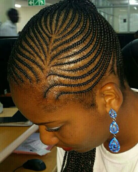 Plain Cornrows, Plain Cornrows On Natural Hair, African Hair Braiding Styles Cornrows, Hair Braids African, Free Hand Styles For African Hair, Free Hand Plaiting Natural Hair, Shuku Braids, Free Hand Hairstyles, Cornrow Updo