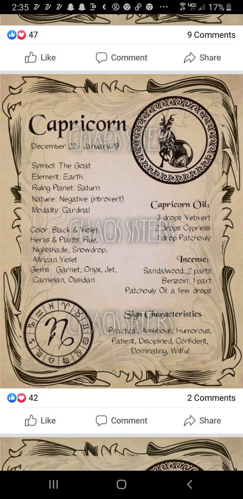 Herbs Of Capricorn, Herbs For Capricorn, Capricorn Magic, Magic Herbs, Healing Herbs, African Violets, Planting Herbs, Stones And Crystals, Incense