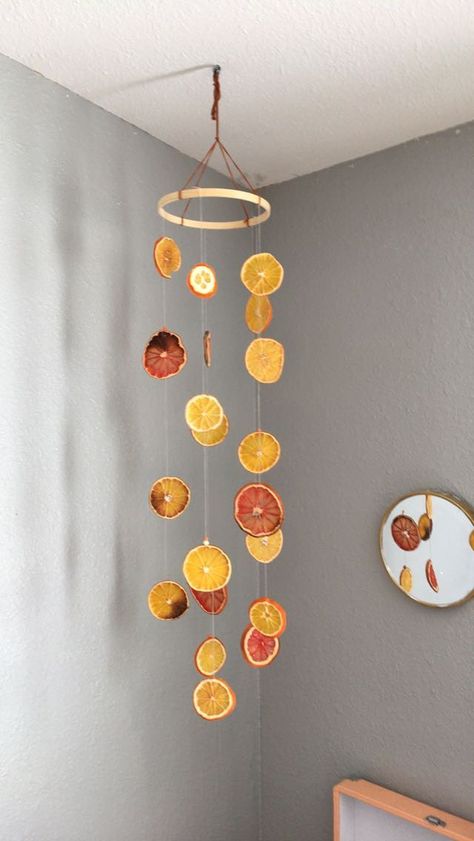 Orange Room Decor, Deco Fruit, Deco Orange, Orange Craft, Orange Rooms, Deco Nature, Orange Wall Art, Fruit Decorations, Dried Oranges