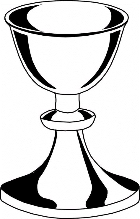 Chalice Drawing, First Communion Banner, Catholic Symbols, Clipart Free, Christian Printables, 3d Stickers, Silhouette Portrait, Clipart Black And White, Eucharist