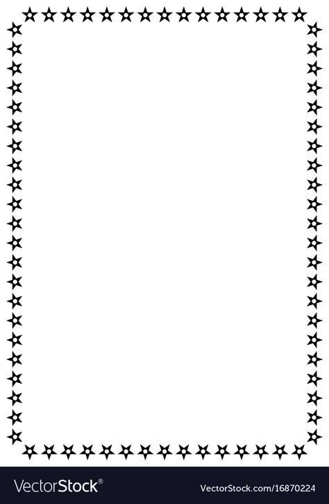 Page Outline Border, A4 Size Paper Border Design Printable, Free Borders And Frames, Leaves Template Free Printable, Art And Craft Images, Page Boarders, Design For Project, A4 Design, School Bookmarks