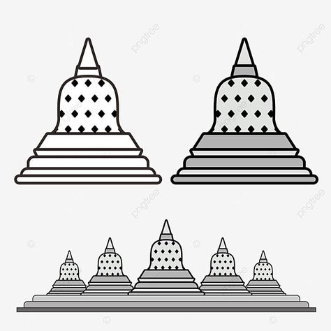 Candi Borobudur Art, Borobudur Art, Candy Photography, Art Terms, Flag Background, Vector Png, Book Art Drawings, Craft Stick Crafts, Design Vector