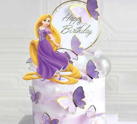 Nice 101 Guide to Create Rapunzel Tangled Birthday Party Rapunzel is without a doubt one of our favorite princesses; we like the Tangled film and can't think of a better way to commemorate a birthday! There are a variety of ways to make a Tangled-themed bir... Rapunzel Centerpiece, Princess Rapunzel Cake, Rapunzel Torte, Rapunzel Cake Topper, Rapunzel Birthday Cake, Cake Topper Princess, Bolo Rapunzel, Rapunzel Cake, Tangled Birthday Party