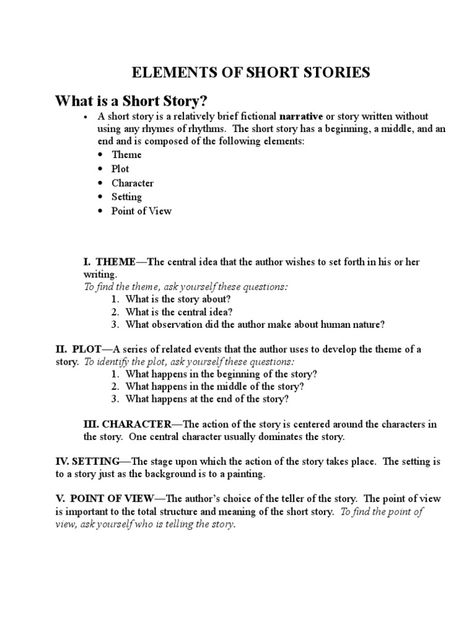 Short Story Writing Format, Short Story Elements, Short Story Analysis, Literature Analysis, English Class Ideas, Interesting Short Stories, Thesis Statement Examples, Math Homework Help, English Short Stories