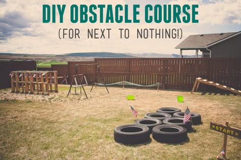 DIY Obstacle Course for free | Boys Army Birthday Party | Kaylee Eylander DIY | Cheap Birthday Party Ideas Army Obstacle Course, Diy Obstacle Course, Obstacle Course Party, Obstacle Course Ideas, American Ninja Warrior Party, Army Birthday Party, Cheap Birthday Party, Army Birthday Parties, Army Theme