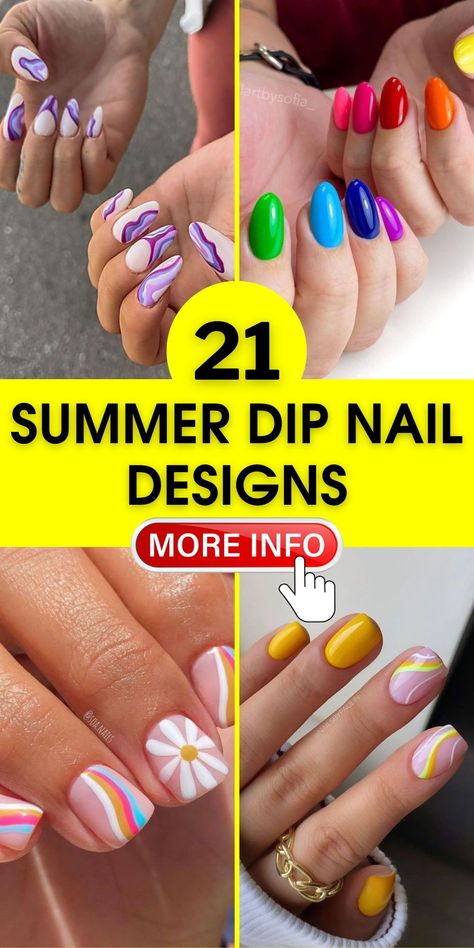 Summer dip nail designs are the trend for 2024. Opt for cute, classy looks with pink and white. Simple art adds elegance to short and almond shapes, using Sns dipping powder or gel for that perfect finish. Dip Nail Designs, Summer Dip, Sns Nails Designs, August Nails, Dip Nail, Classy Nail Designs, Sns Nails, Summer Manicure, White Shades