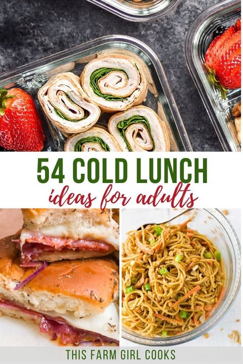 Lunch Ideas For Adults, Cold Lunch Ideas For Work, Lunches To Take To Work, Healthy Cold Lunches, No Heat Lunch, Cold Lunch Ideas, Lunch Ideas For Work, Pepper Sandwich, Cold Lunch