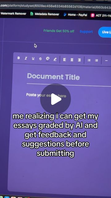 Study Fetch on Instagram: "i have to use this before i submit my essays #essay #essaywriting #ai #usefulwebsites #schoolhacks" Myself Essay, School Hacks, Essay Writing, I Can, Education, On Instagram, Quick Saves, Instagram