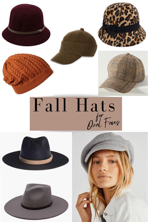 The Best Fall Hats for Your Face Shape - With a Touch of Luxe Womens Hats For Fall, Hats For Oval Faces For Women, Fall Hats For Women 2022, Newsboy Cap Women Outfit, Fall Hats For Women Outfits, Cloche Hat Outfit, Gypsycore Fashion, Felt Hat Outfit, Womens Fall Hats